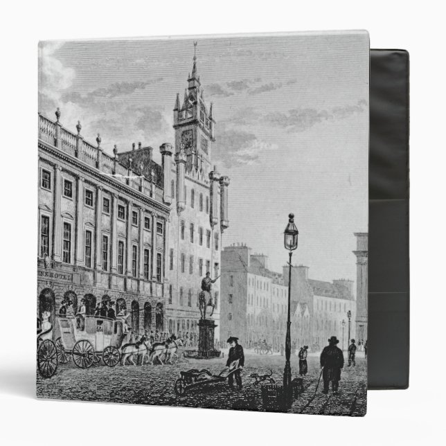 View of Town Hall, Exchange, Glasgow Binder (Front/Inside)