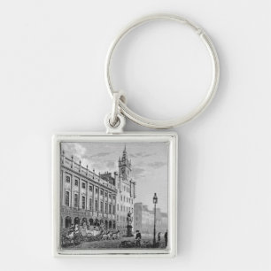 View of Town Hall, Exchange, Glasgow Keychain
