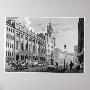View of Town Hall, Exchange, Glasgow Poster