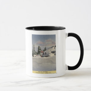 View of Town in Winter Mug