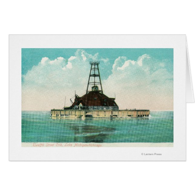 View of Twelfth Street Crib Lighthouse (Front Horizontal)