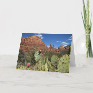 View of Twin Buttes Sedona, Arizona Card