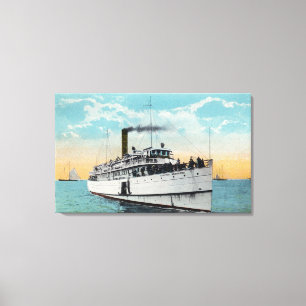 View of Typical Cape Cod Sand Dunes Canvas Print