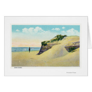 View of Typical New England Sand Dunes