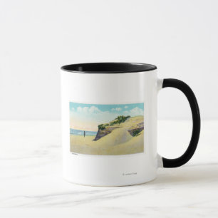 View of Typical New England Sand Dunes Mug