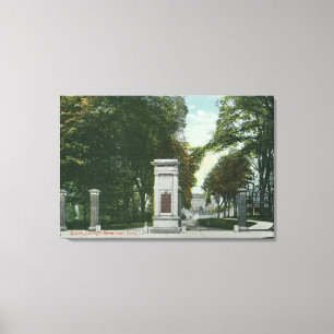View of Union College Memorial Gate Canvas Print
