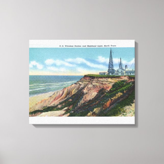 View of US Wireless Station, Highland Canvas Print (Front)