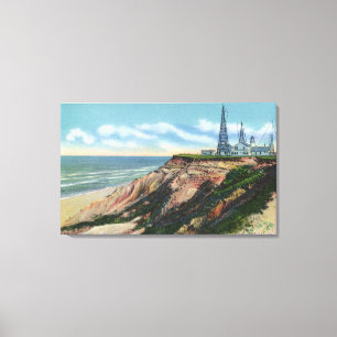 View of US Wireless Station, Highland Canvas Print