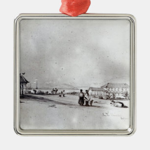 View of Valparaiso, 1834 Metal Ornament