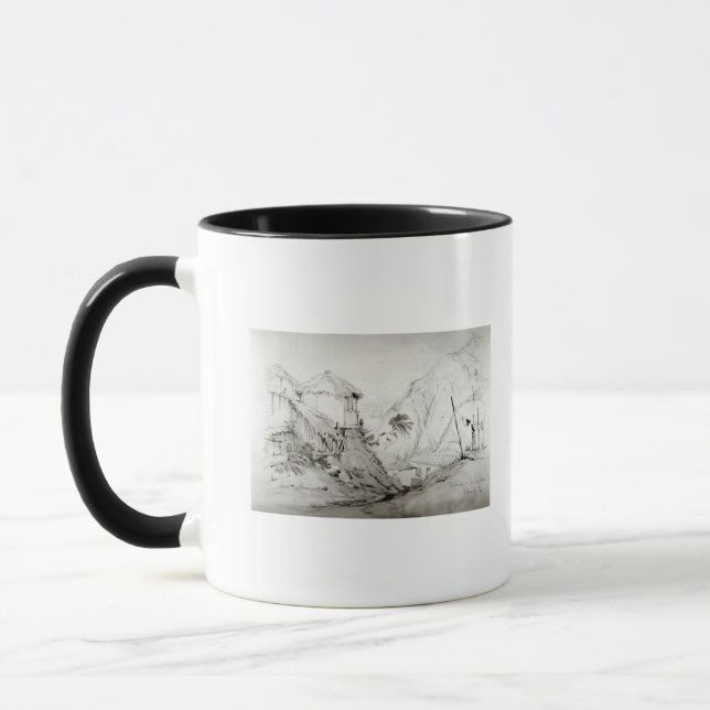 View of Valparaiso, 1834 Mug (Left)