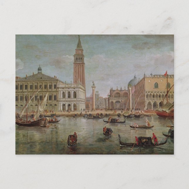 View of Venice, 1719 Postcard (Front)