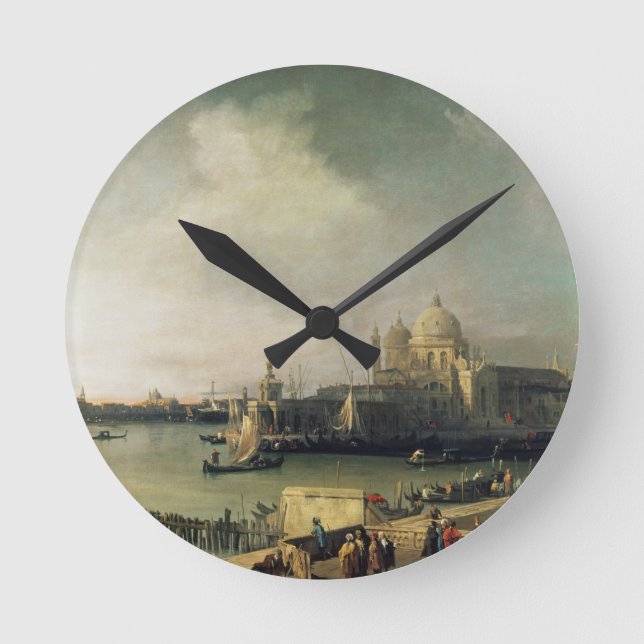 View of Venice Round Clock (Front)