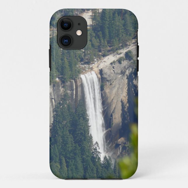 View of Vernal Falls from Glacier Point, CA Case-Mate iPhone Case (Back)