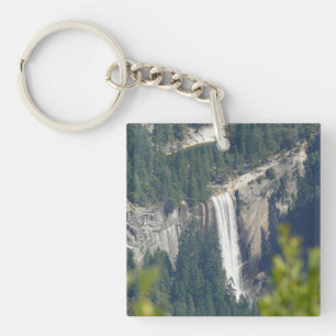 View of Vernal Falls from Glacier Point, CA Keychain