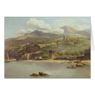 View of Vico Estense from Sorrento looking towards