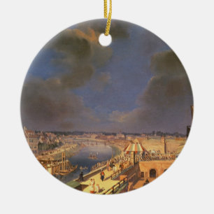 View of Vienna, 1819 (oil on canvas) Ceramic Ornament
