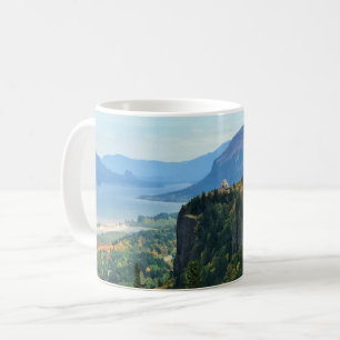 View of Vista House, Columbia River, Oregon Coffee Mug