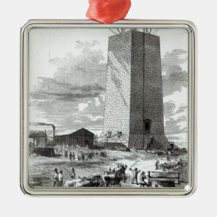 View of Washington Monument Metal Ornament