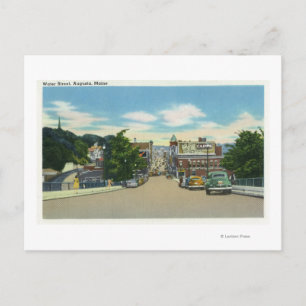 View of Water Street Postcard