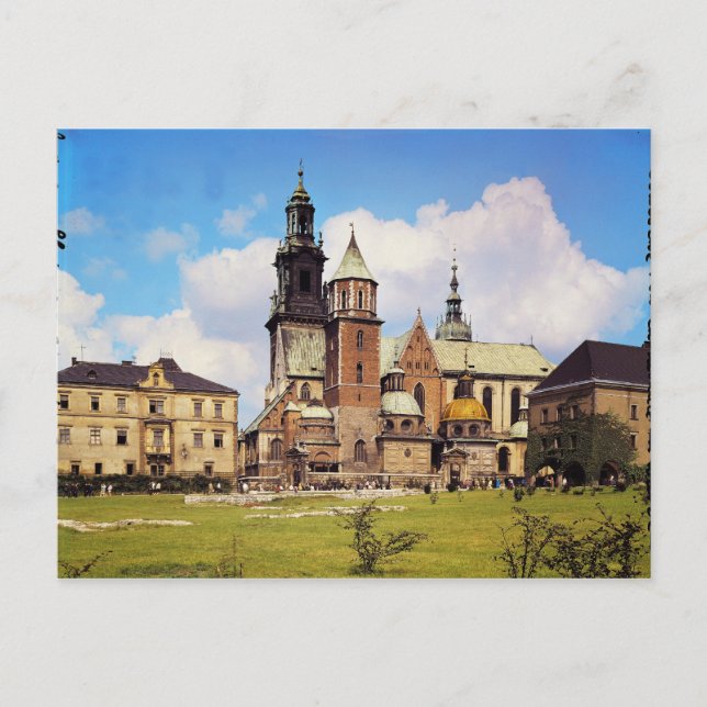View of Wawel Cathedral Postcard (Front)