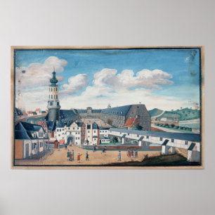 View of Weimar with the Castle of Wilhelmsburg Poster