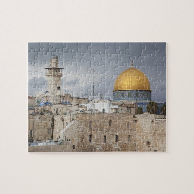 View of Western Wall Plaza, late afternoon Jigsaw Puzzle (Horizontal)