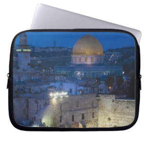 View of Western Wall Plaza, late evening Laptop Sleeve