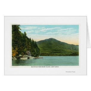 View of Whiteface Mountain from Moose Island