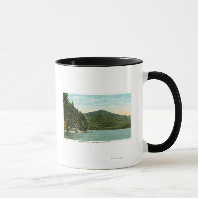 View of Whiteface Mountain from Moose Island Mug (Right)