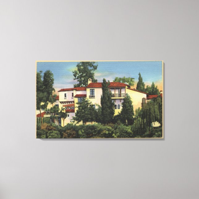View of William Powell's Residence Canvas Print (Front)
