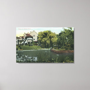 View of Willow Pond Canvas Print