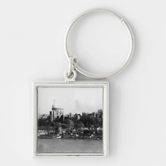 View of Windsor Castle, across the River Thames Keychain (Front)
