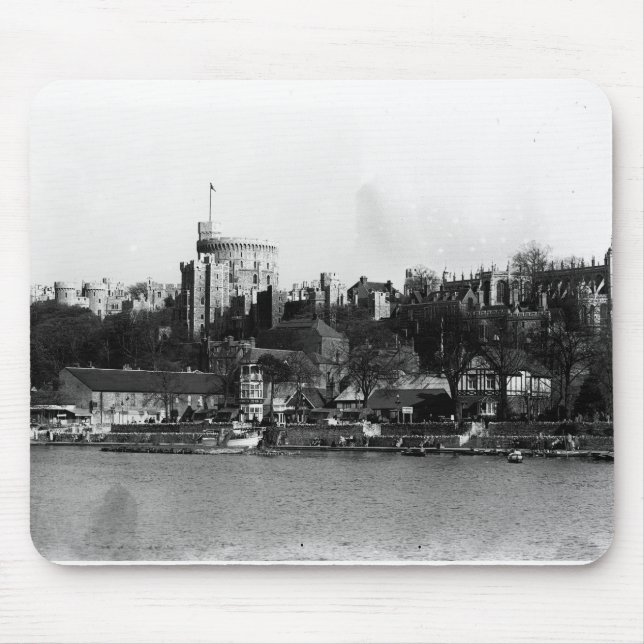 View of Windsor Castle, across the River Thames Mouse Pad (Front)