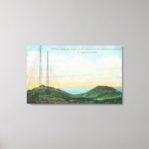 View of Wireless Telegraph Towers Canvas Print