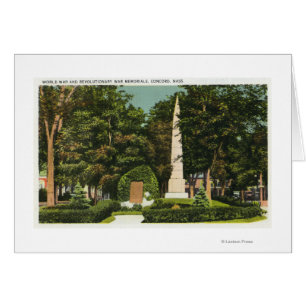 View of World War, Revolutionary War Memorials