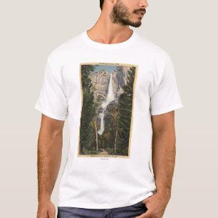 View of Yosemite Falls & Valley T-Shirt