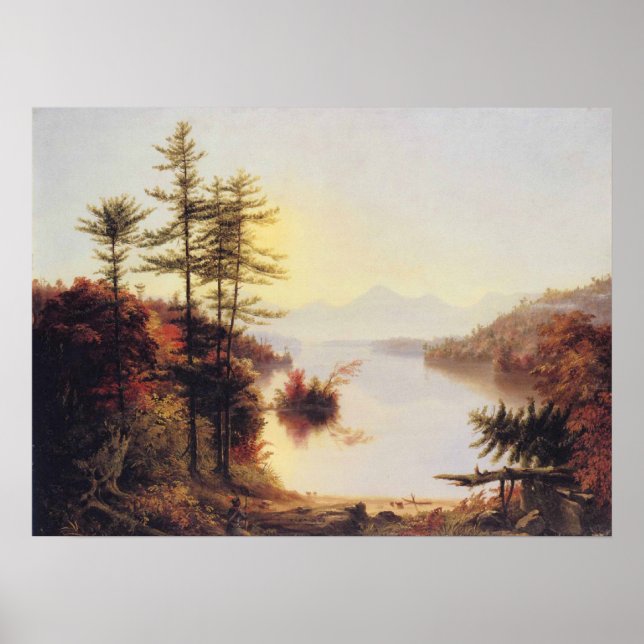 View on Lake Winnipiseogee Poster (Front)
