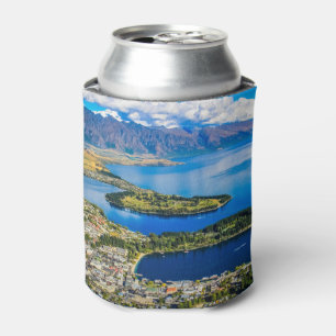 View on Queenstown from Bob's Peak, New Zealand Can Cooler