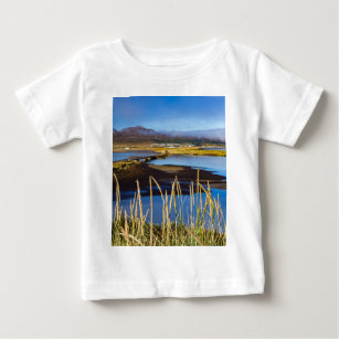 View on Saudarkrokur and Skagafjordur, Iceland Baby T-Shirt