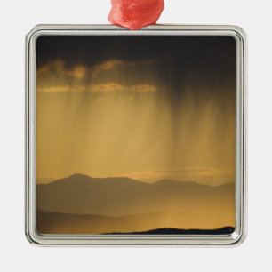 View onto successive hills along the Top of Metal Ornament