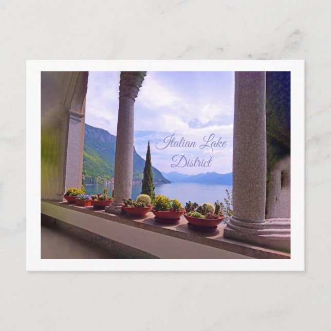 View Over Lake Como, Italy Postcard (Front)