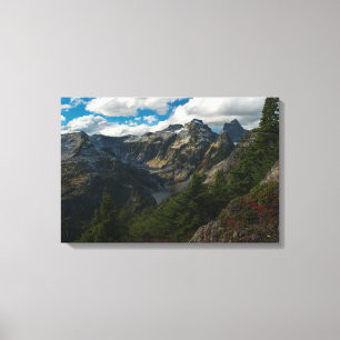 View over Middle and Lower Thornton Lakes Canvas Print