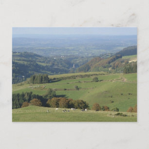 View over Orcival Postcard