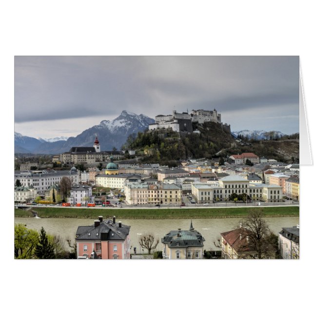 View Over Salzburg Austria (Front Horizontal)