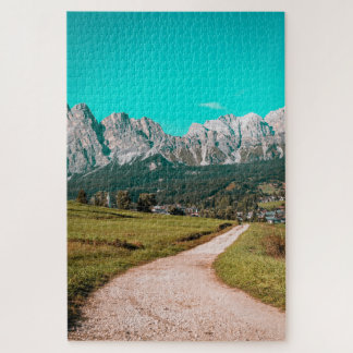 View over the Italian Dolomites puzzle