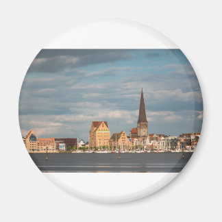 View over the river Warnow to Rostock Magnet