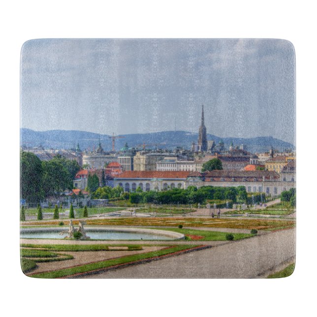 View Over Vienna Cutting Board (Front)