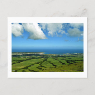 View over Vitoria Bay Beach: Terceira Postcard