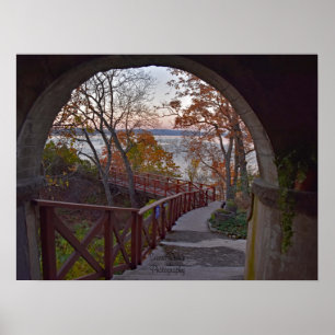 View seen from inside the Bannerman Residence Poster