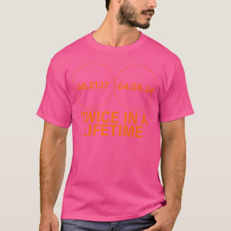View Solar Eclipse 2024 Twice In A Lifetime Astron T-Shirt